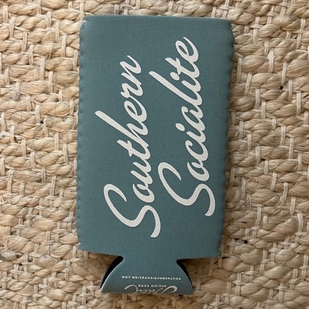 BRAND NEW Southern Socialite Drink Cooler - Southern Fried Cotton Koozie